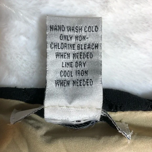 Lace Dress Fully Lined Black/Beige Size L Junior NWOT - Picture 9 of 10